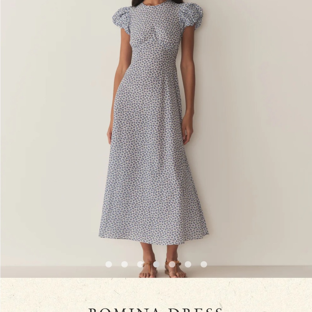 NWT! DOEN ROMINA DRESS IN CORNFLOWER HILLSIDE BLOOM
